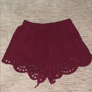Brandy Melville Shorts - MAROON SHORTS Brandy Melville Shorts - MAROON SHORTS